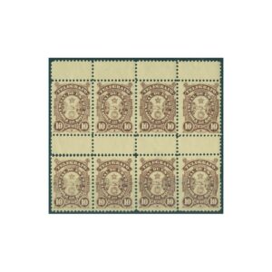 BLOQUE DE 8 - GJ 52 - MINT (UN VALOR CON BISAGRA)