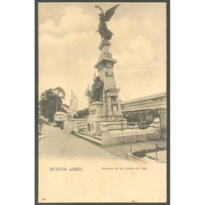 POSTAL - RECOLETA 42 - MEMORIA DE LOS CAIDOS DE 1890
