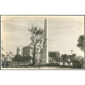 POSTAL - SAN NICOLAS 50 - ARBOL PALO BORRACHO Y OBELISCO