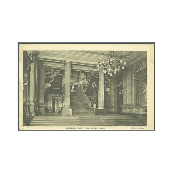 POSTAL - RECOLETA 51 - VESTÍBULO DEL JOCKEY CLUB - ED.POR MITCHELL´S Nº 50