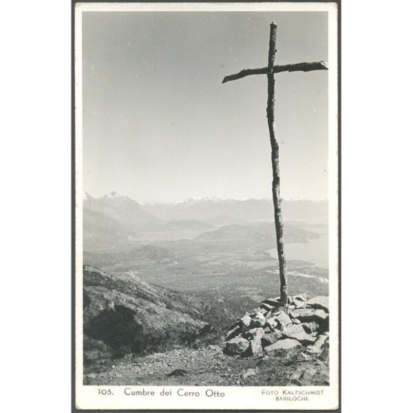 POSTAL - BARILOCHE 68 - CUMBRE DEL CERRO OTTO,FOTO KALTSCHMIDT Nº105