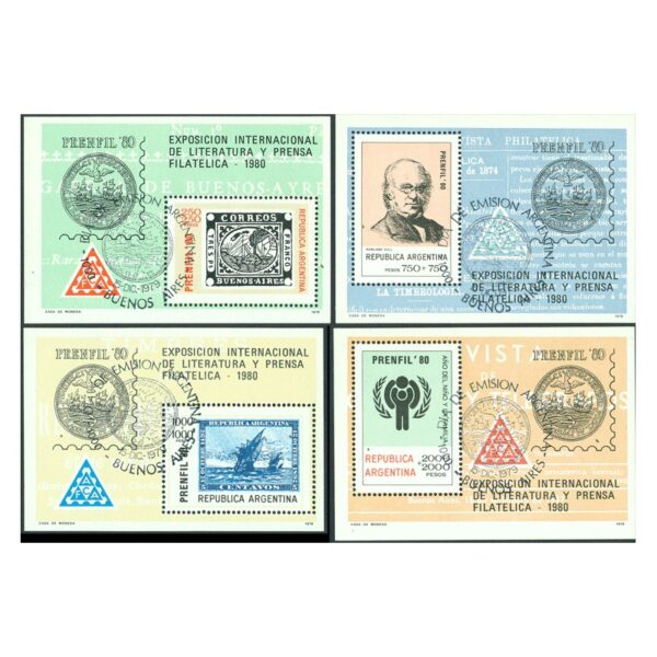 SOUVENIR SHEET 38/41 - CANCELED FIRST DAY OF ISSUE
