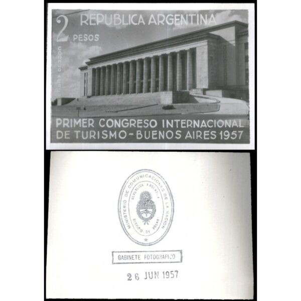 FOTOLITOS (NO ADOPTAÑOS) - PRIMER CONGRESO INTERNACIONAL DE TURISMO - BUENOS AIRES 1957