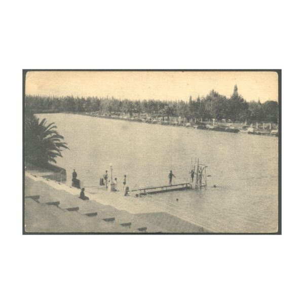 ARGENTINA/MENDOZA/POSTAL - MENDOZA 15 - EL LAGO DEL PARQUE SAN MARTIN - ED.POR F.F.C.C.DEL ESTADO