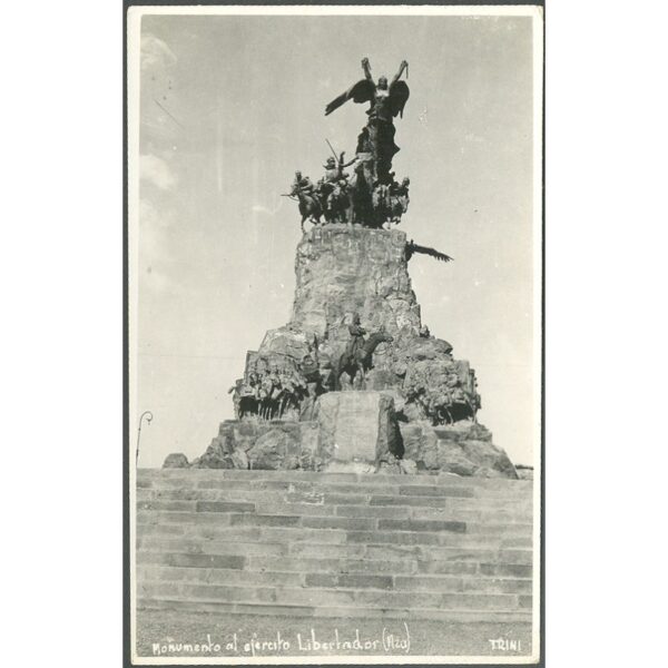 ARGENTINA/MENDOZA/POSTAL - MENDOZA 45 - MONUMENTO AL EJERCITO LIBERTADOR