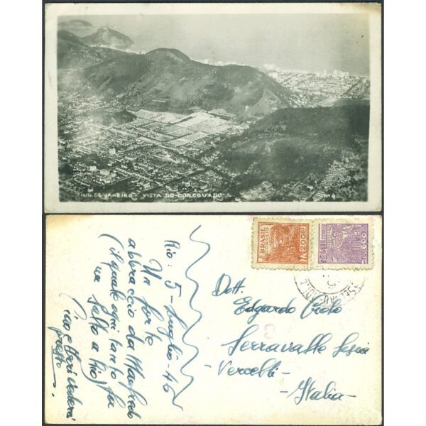 POSTAL - BRASIL 156 - VISTA DE CORCOVADO