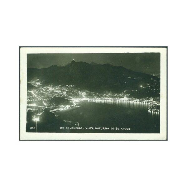 POSTAL - BRASIL 168 - VISTA NOCTURNA DE BOTAFOGO,RIO DE JANEIRO