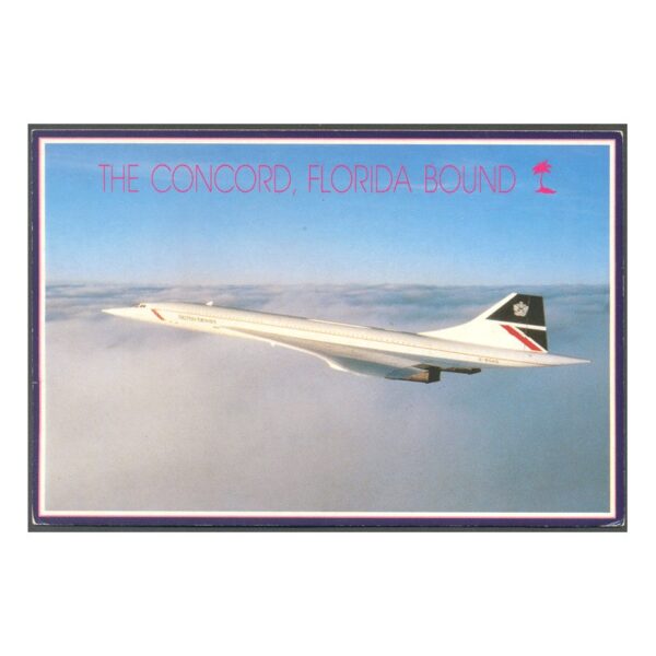 ARGENTINA/AVIONES/POSTAL - AVIONES 50 - AVION CONCORDE DE BRITISH AIRWAYS,FOTO DE BRITISH AIRWAYS