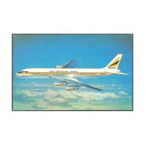 ARGENTINA/AVIONES/POSTAL - AVIONES 51 - AVION DOUGLAS DC-8 DE PAN AMERICAN GRACE AIRWAYS