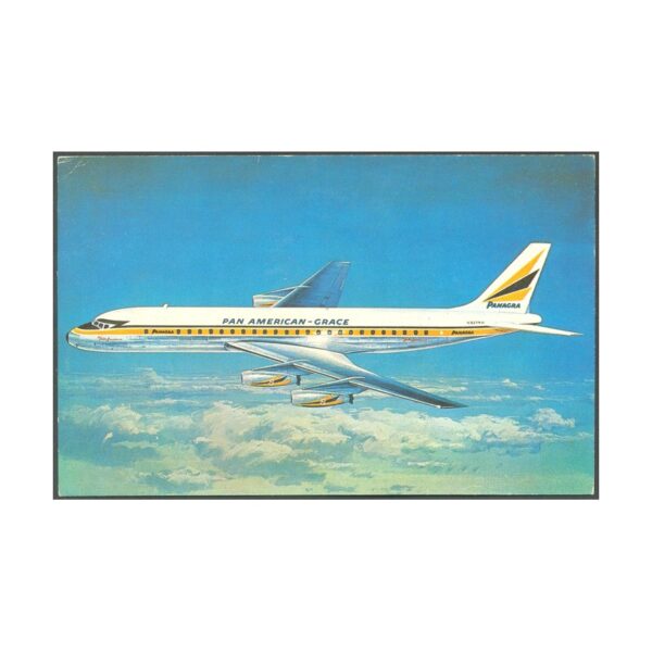 ARGENTINA/AVIONES/POSTAL - AVIONES 51 - AVION DOUGLAS DC-8 DE PAN AMERICAN GRACE AIRWAYS