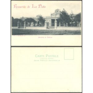ARGENTINA/BUENOS AIRES/POSTAL - LA PLATA 9 - LA PLATA, MINISTERIO DE GOBIERNO - ED. POR PEUSER 101