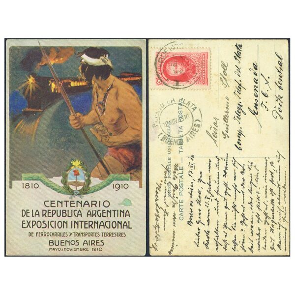EXPOSICION INTERNACIONAL DE FERROCARRILES Y TRANSPORTES TERRESTRES, BUENOS AIRES MAYO A NOVIEMBRE DE 1910