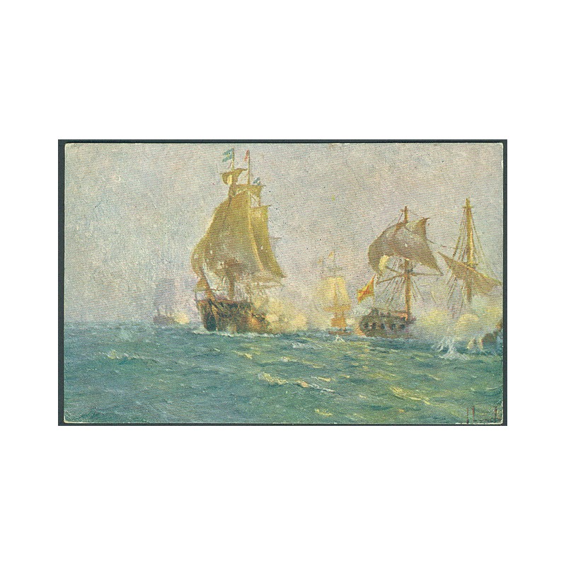 EL ALMIRANTE BROWN CON EL "HERCULES" ALCANZA LA RETAGUARDIA REALISTA, 17 DE MAYO 1814