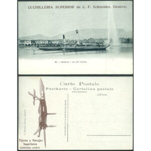 BARCO C /PUBLICIDAD DE LA CUCHILLERIA SUPERIOR DE C.F. SCHNEIDER,GENEVE