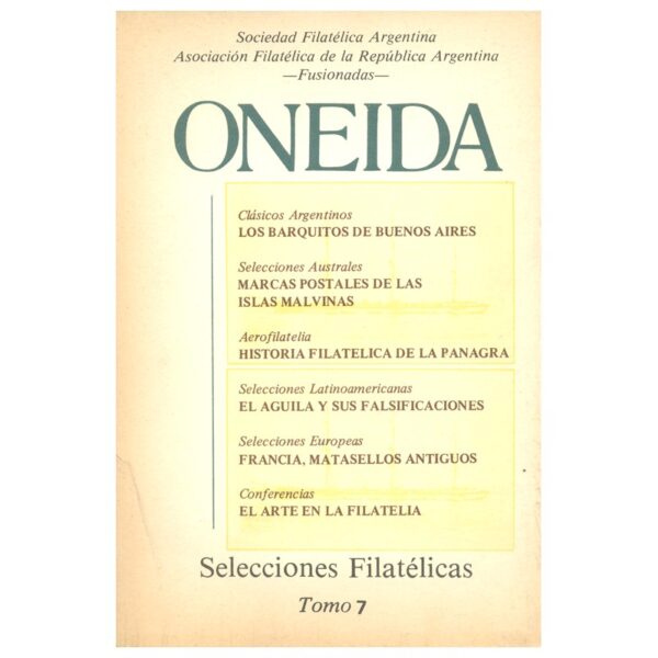 ONEIDA (1° EDICION)