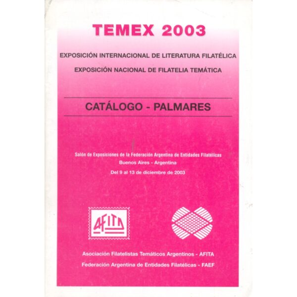 TEMEX 2003 - CATALOGO PALMARES