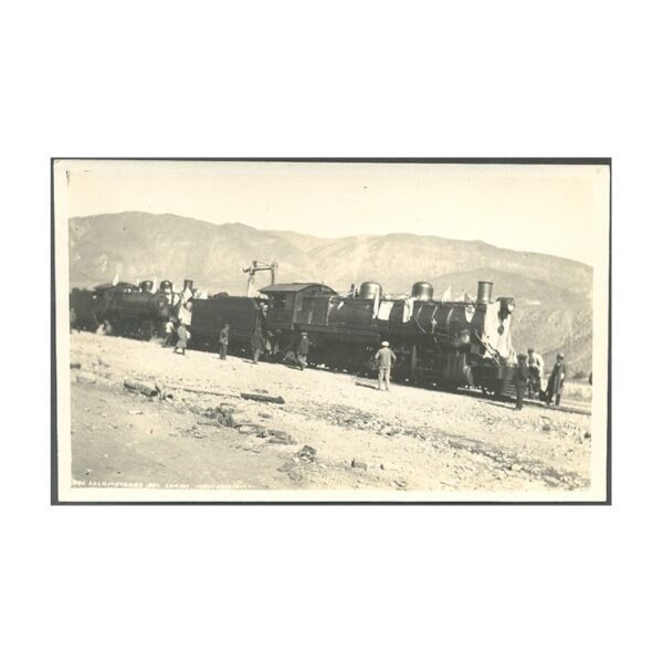 PHOTOGRAPHY OF THE INAUGURATION OF THE BRANCH RAILWAY TO SAN ANTONIO, TWO LOCOMOTOR - Image 4