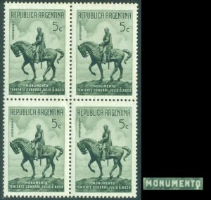 852 b - VARIETY: "MONUMENTQ", WITH PRIME, POS. 46(B)