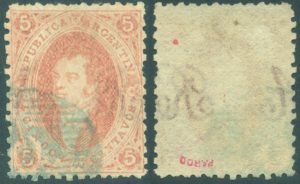 RA   19c - FILIGRANA TRASPUESTA POR ERROR DE DENTADO