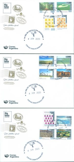 10000 - SOBRE PRIMER DÍA DE CIRCULACIÓN SERIE COMPLETA
