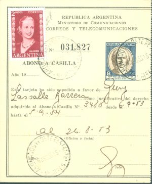 AAC 19 - ABONO A CASILLA - MATASELLADO