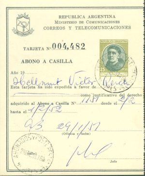 AAC 23 - ABONO A CASILLA - MATASELLADO