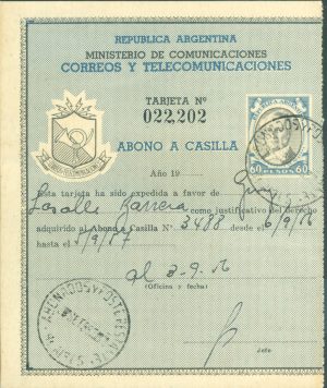 AAC 28 - ABONO A CASILLA - MATASELLADO
