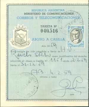 AAC 32 - ABONO A CASILLA - MATASELLADO