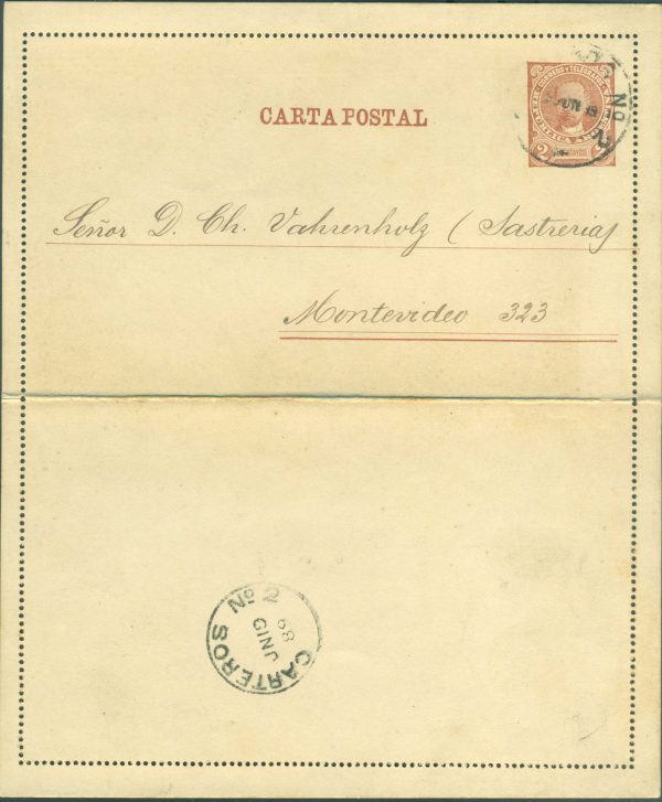 CAP 10 - POSTAL LETTERS - CANCELED
