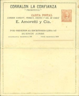 CAP 15 - CON PUBLICIDAD - CARTAS POSTALES - NUEVO