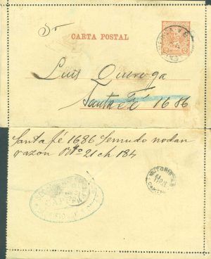 CAP 16 - CARTAS POSTALES - MATASELLADO