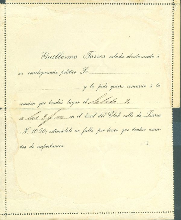 CAP 16 - CARTAS POSTALES - MATASELLADO - Imagen 2
