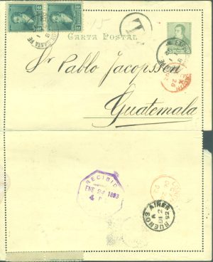 CAP 19 - CARTAS POSTALES - MATASELLADO