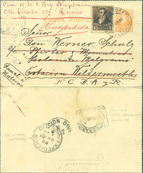 CAP 20 - CARTAS POSTALES - MATASELLADO