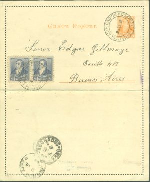 CAP 20 - CARTAS POSTALES - MATASELLADO