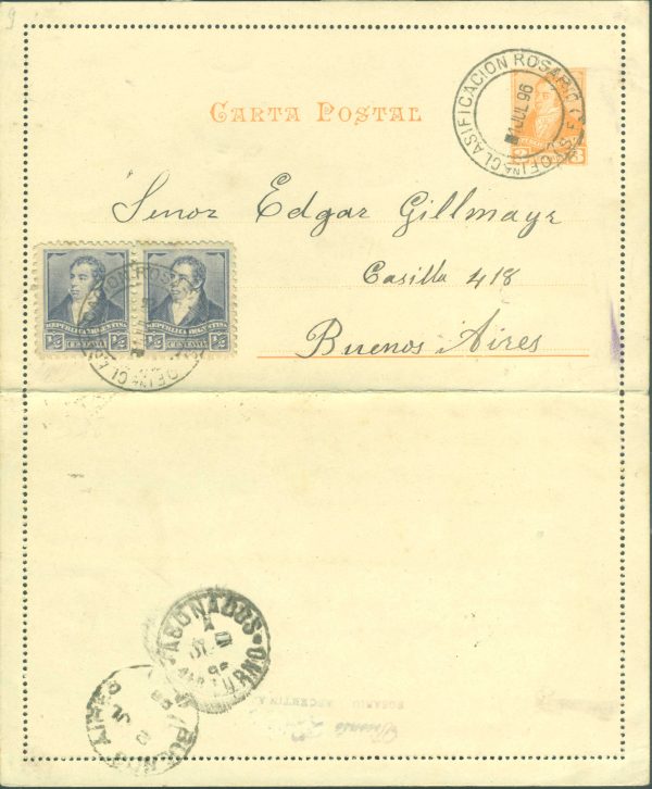 CAP 20 - CARTAS POSTALES - MATASELLADO