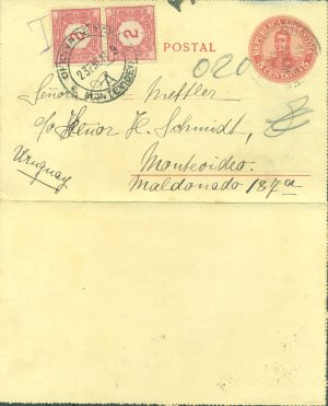 CAP 35 - POSTAL LETTERS - CANCELED