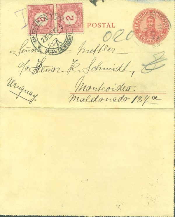 CAP 35 - POSTAL LETTERS - CANCELED