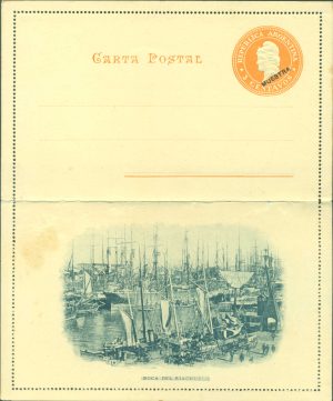 CAP 25 D (BOCA DEL RIACHUELO) - "MUESTRA" - POSTAL LETTERS - MINT