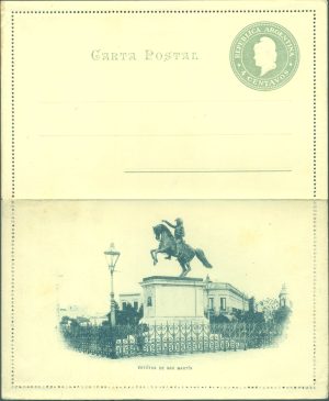 CAP 26 K (ESTATUA DE SAN MARTÍN) - CARTAS POSTALES - NUEVO