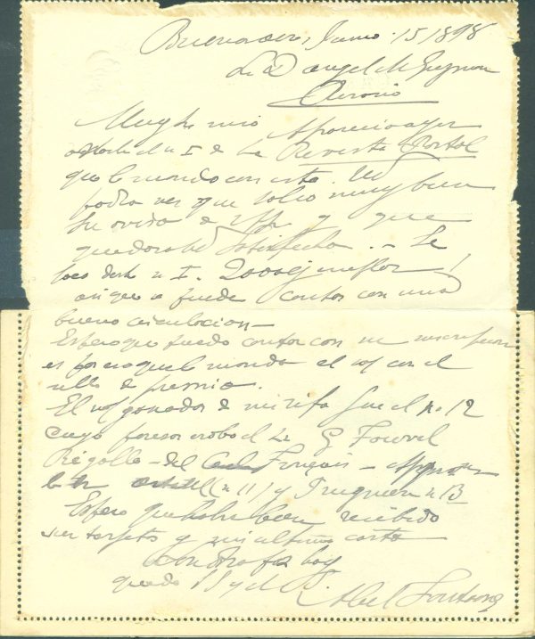 CAP 26 P (MUSEO ESCOLAR DE LA NACIÓN) - CARTAS POSTALES - MATASELLADO - Imagen 2