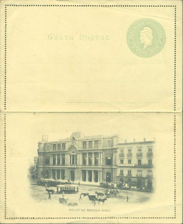 CAP 27 B (BOLSA DE BUENOS AIRES) - CARTAS POSTALES - NUEVO