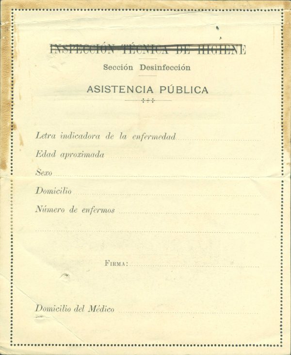 CAP 27 ZC (TALLERES DE RÍO BLANCO) - CARTAS POSTALES - MATASELLADO - Imagen 2