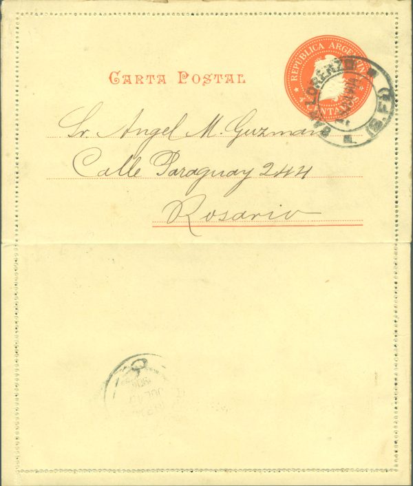 CAP 28 - CARTAS POSTALES - MATASELLADO