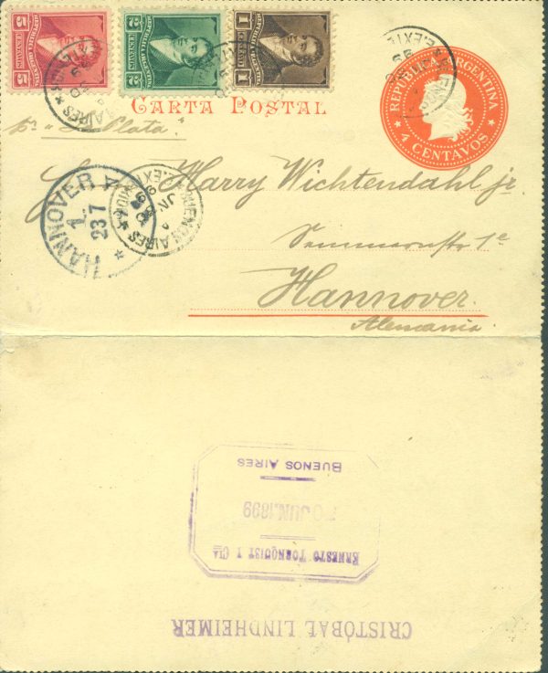 CAP 28 - POSTAL LETTERS - CANCELED