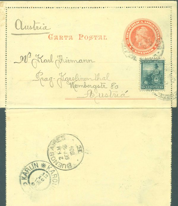 CAP 31 - CARTAS POSTALES - MATASELLADO
