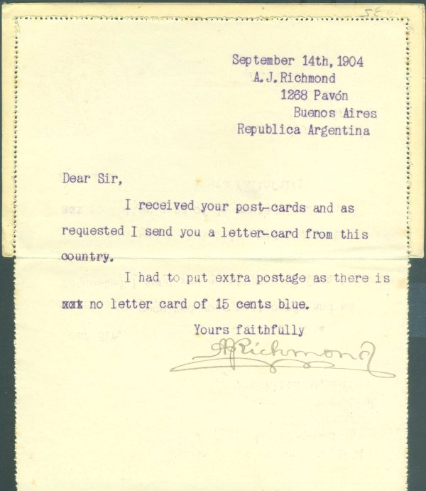 CAP 31 - CARTAS POSTALES - MATASELLADO - Imagen 2