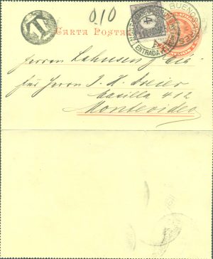CAP 31 - CARTAS POSTALES - MATASELLADO
