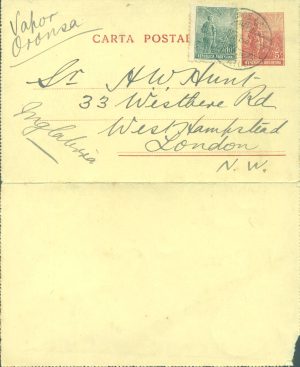 CAP 36 - CARTAS POSTALES - MATASELLADO