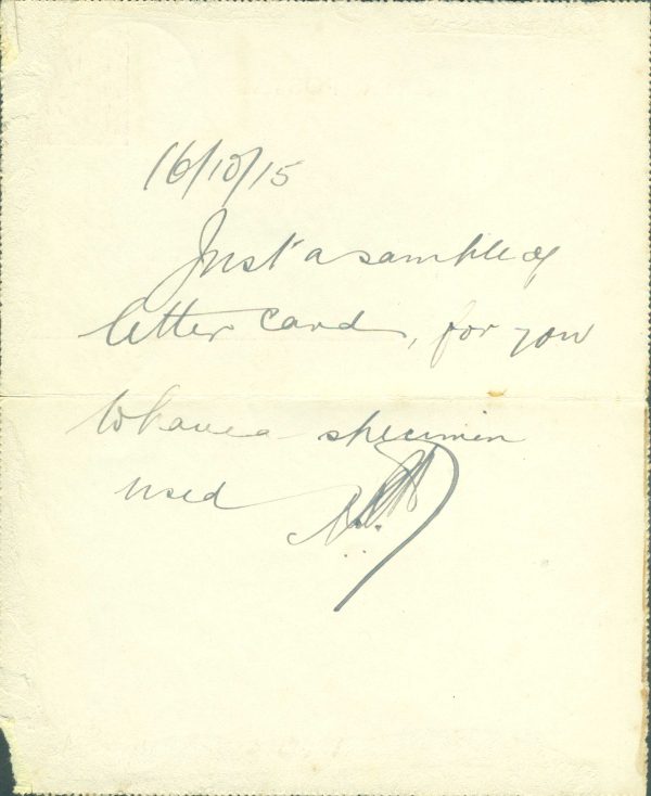 CAP 36 - CARTAS POSTALES - MATASELLADO - Imagen 2
